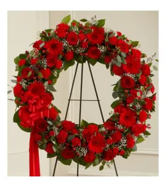 Classic Red Wreath  Send to Philippines