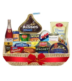 Christmas Feast Deluxe Grocery Basket to Philippines