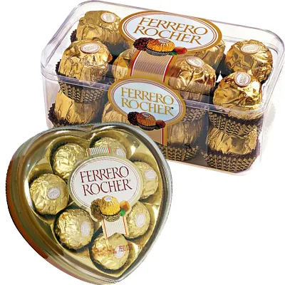 Ferrero Rocher Heart Shape & 16 pcs Box