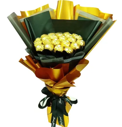 16 Pcs of Ferrero Rocher Chocolates Bouquet